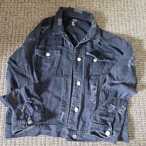 Forever 21 Ripped jean Jacket